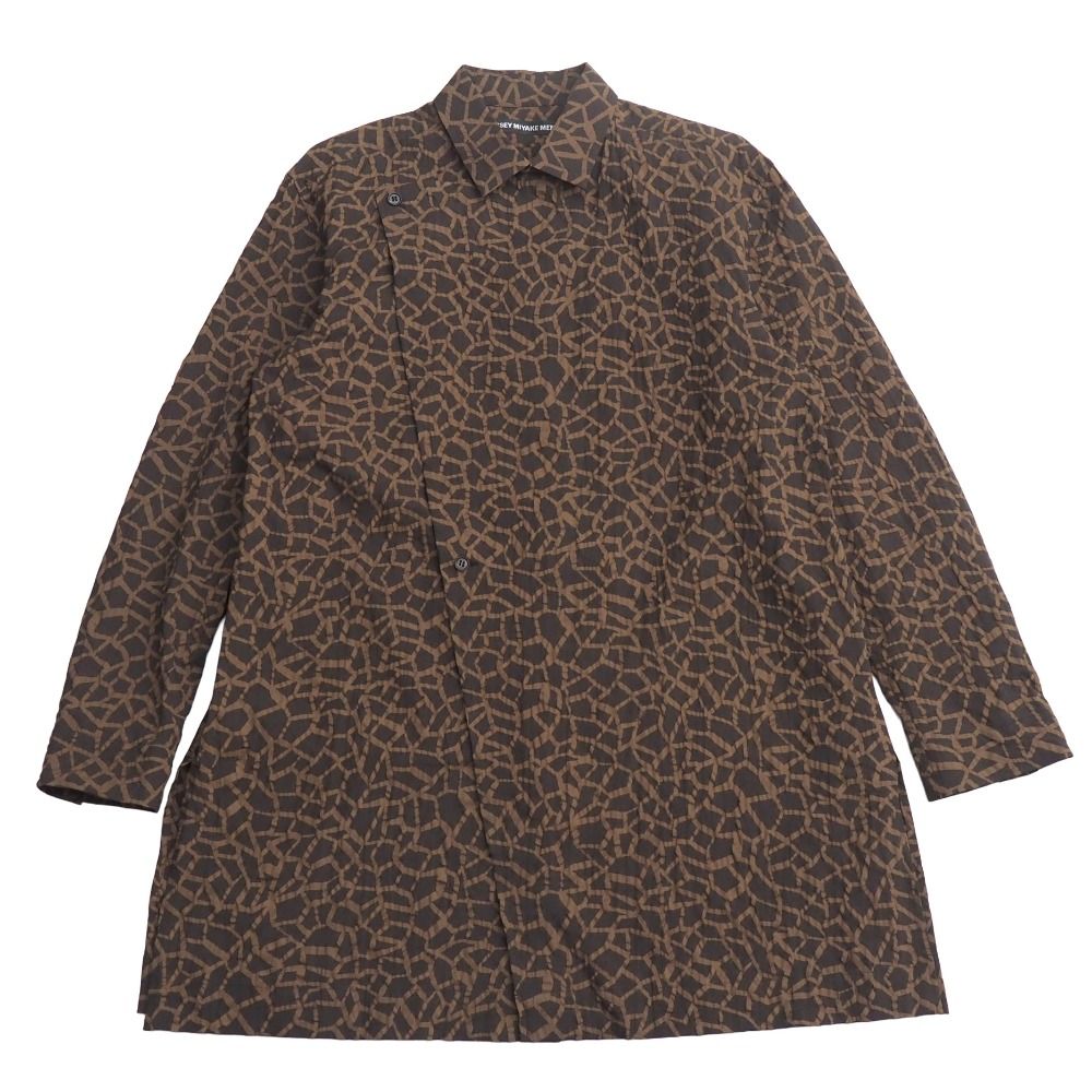 □美品□ISSEY MIYAKE MEN イッセイミヤケ メン 長袖シャツ サイズ2