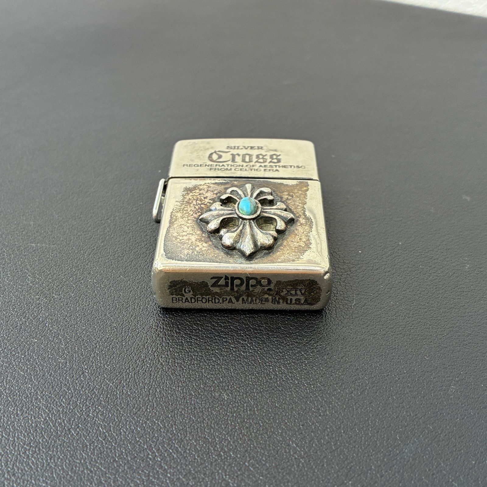 Silver Cross オイルライター　未使用　未開封　シルバー HQ-83】ZIPPO ジッポー オイルライター シルバー 火花〇 ヴィンテージ