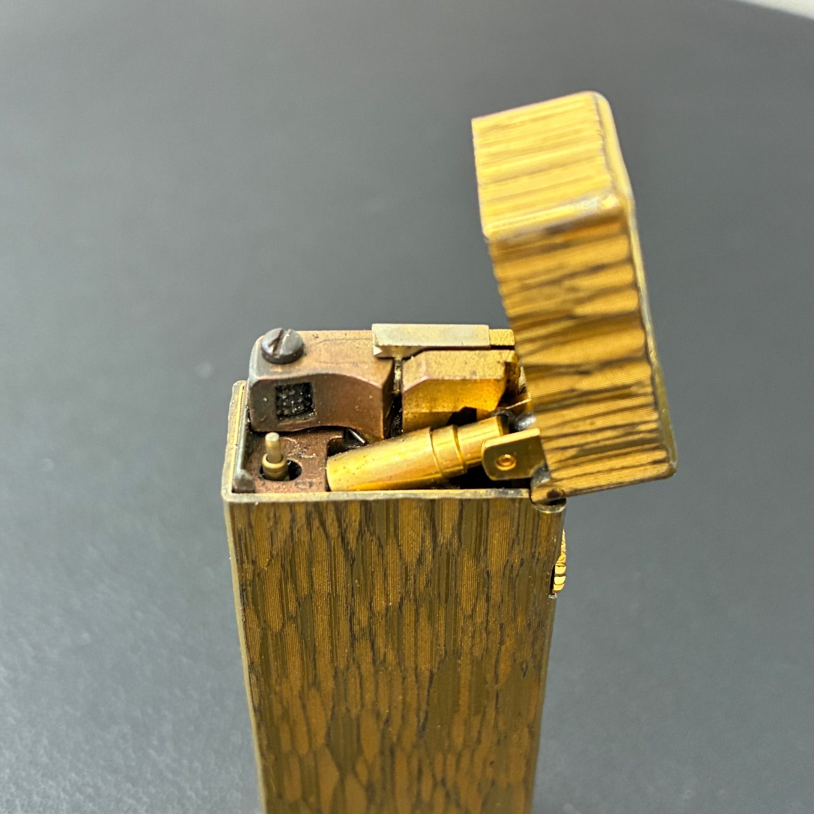 HQ-77】Dunhill ダンヒル ガスライター ゴールド 着火〇 ヴィンテージ