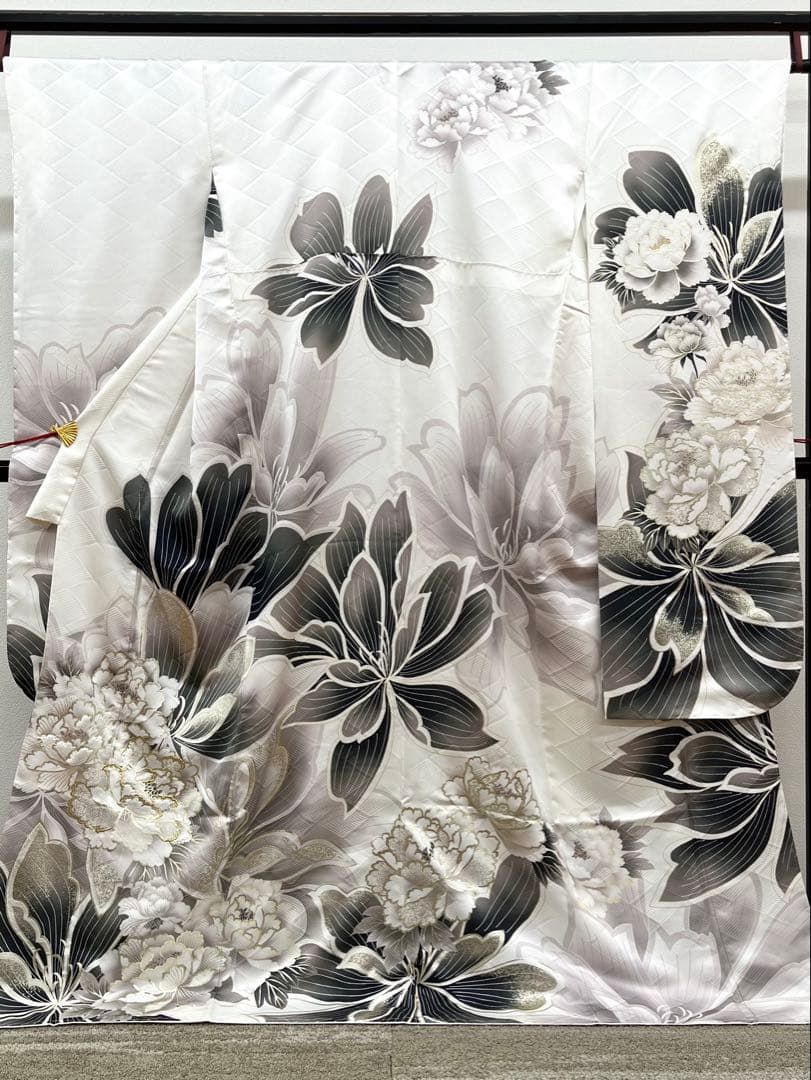 振袖 ラメ刺繍 金彩 紋意匠 身丈171cm 新品未使用品MO3896