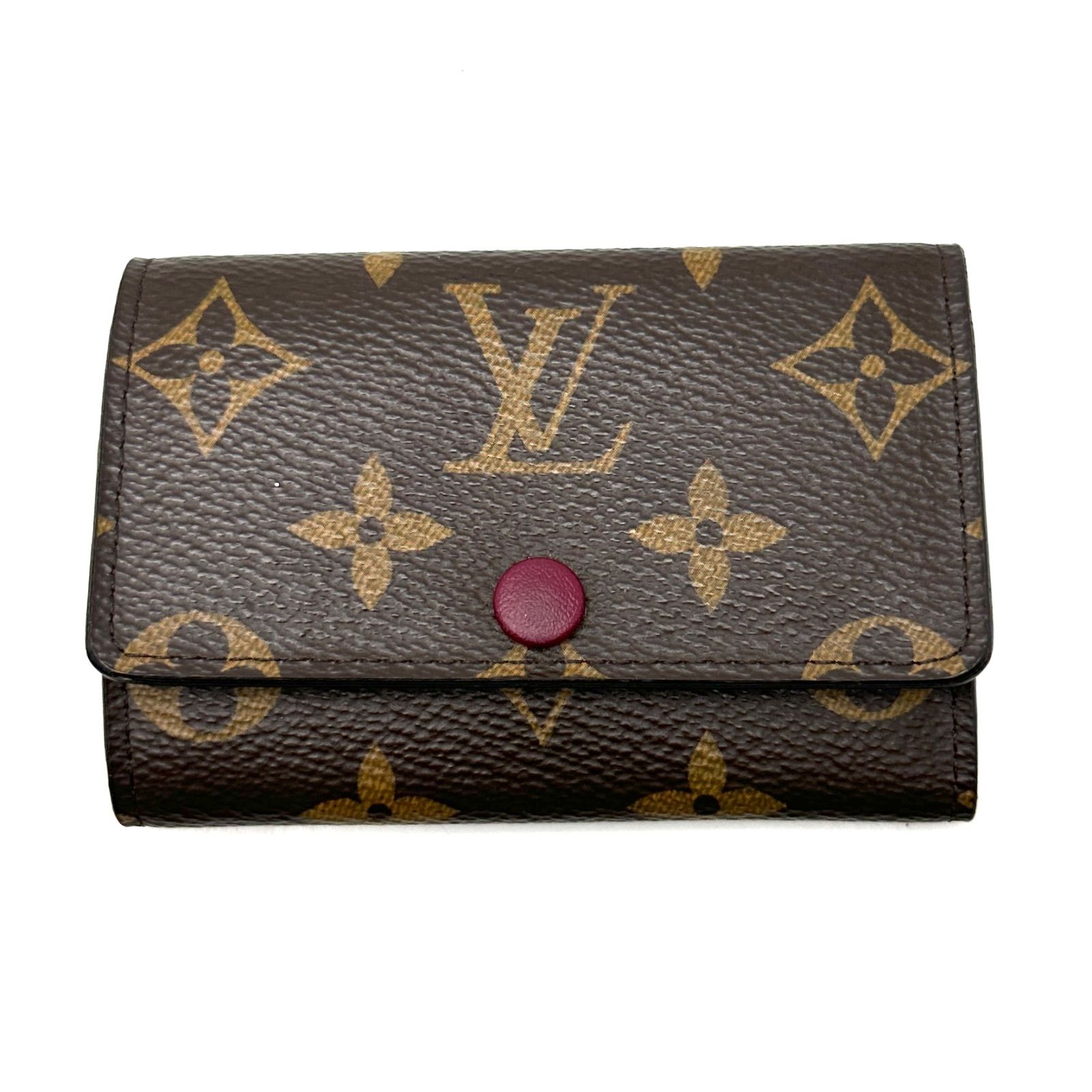【楠本質店/元住吉】ルイヴィトン　Louis Vuitton　ミュルティクレ6　キーケース　フューシャ　モノグラム　 M60701　イニシャル入り（A.N）　男女兼用