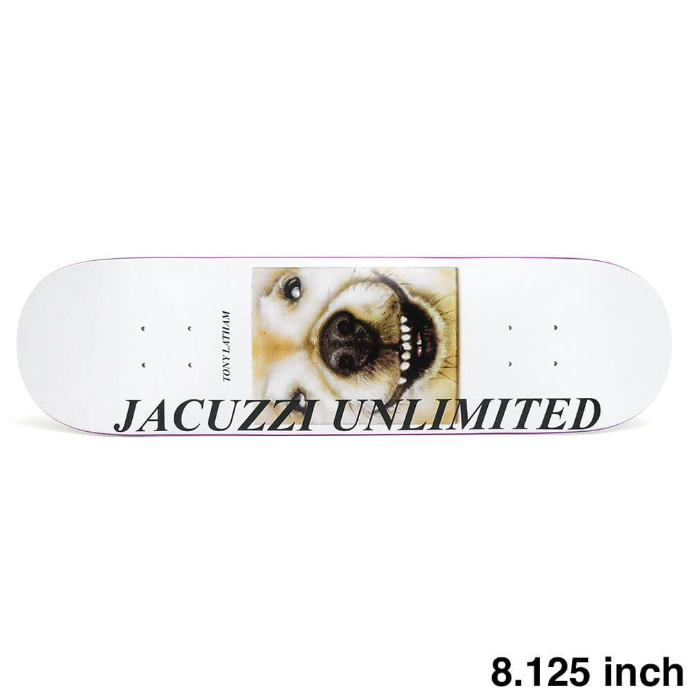 JACUZZI DECK ジャグジー デッキ TONY LATHAM SMOOSHED 8.125 EPOXY 7　スケートボード スケボー