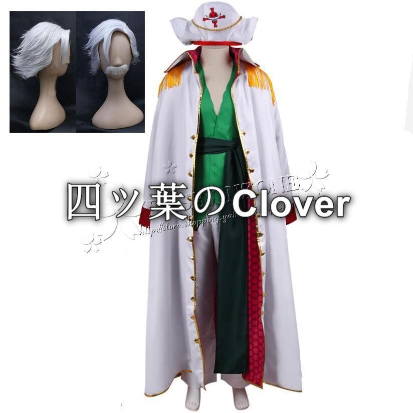 人気商品ONE PIECE （ワンピース）海賊王 風 白ひげ海賊団 コスプレ衣装 ウイッグ コスチューム cosplay イベント 演出服 アニメ変装 仮装 ハロウィンvs729