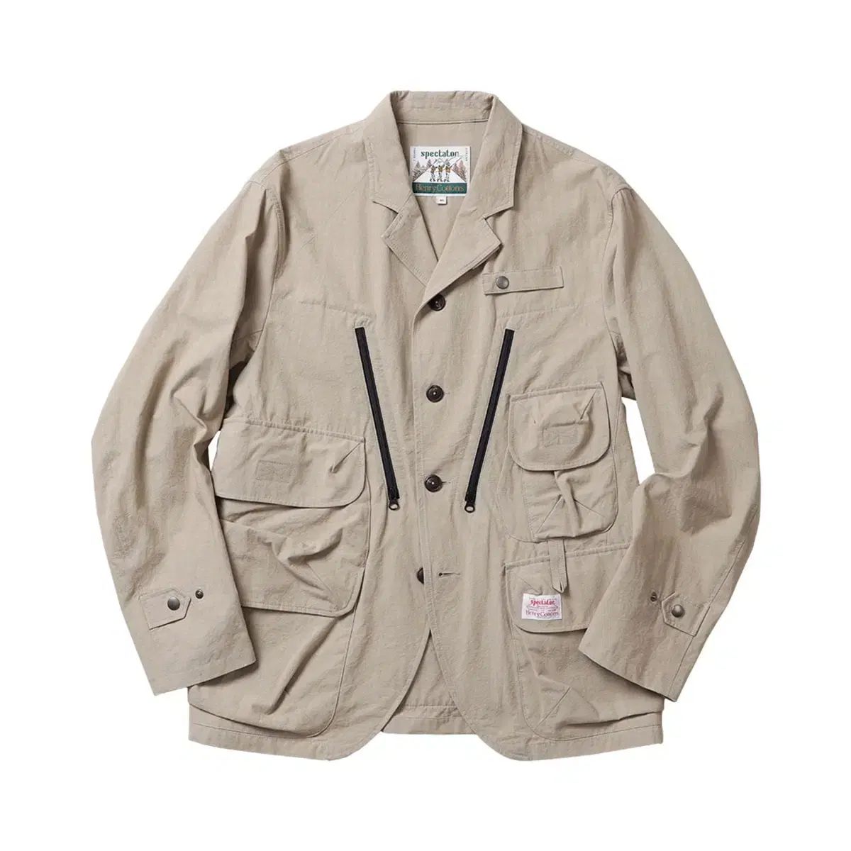 定価46,100 スペクテイター ヘンリーコットンズ フィッシャーマン スポーツジャケット ベージュ