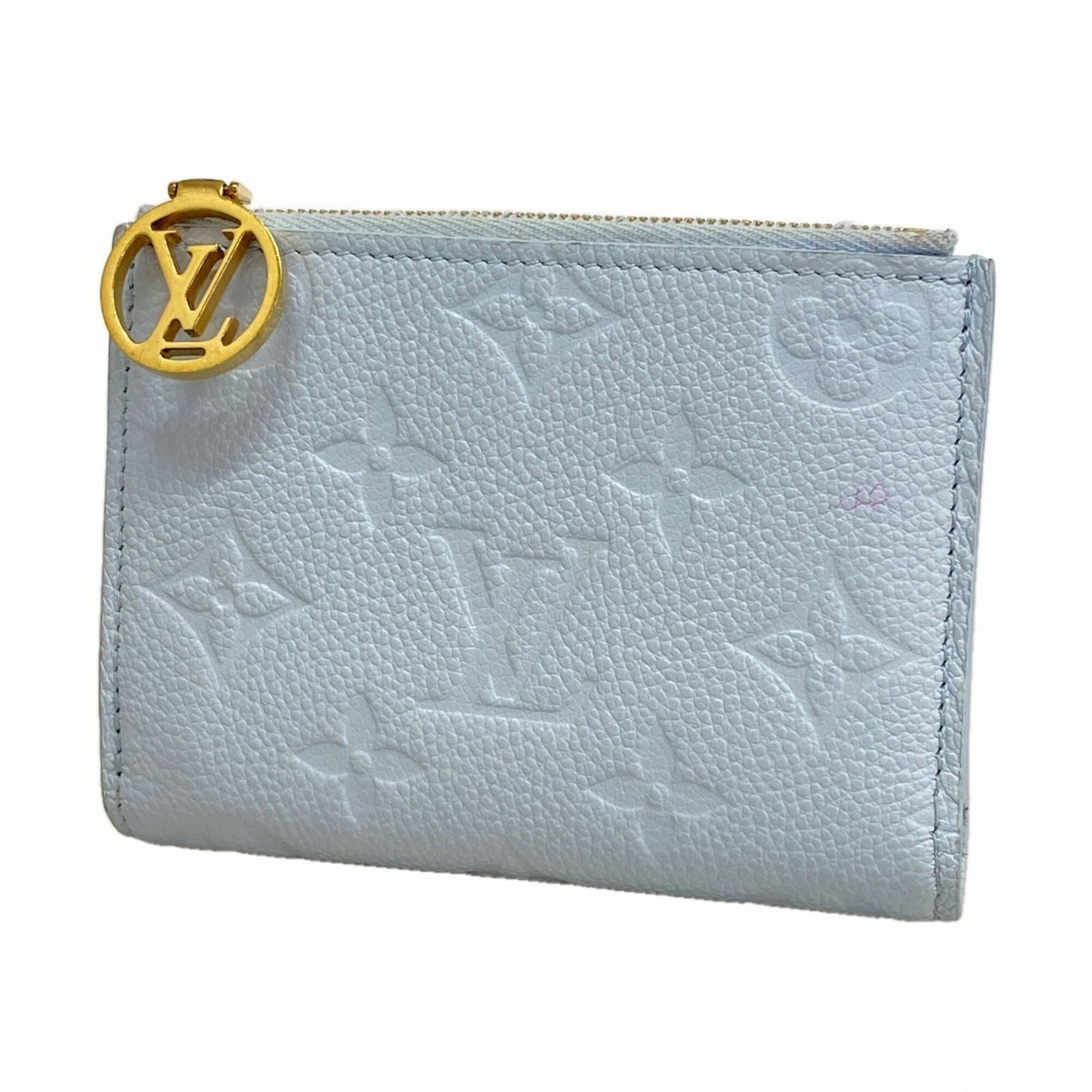 ルイ・ヴィトン(Louis Vuitton) ルイ・ヴィトン 財布 モノグラム・アンプラント ポルトフォイユリサ M83587 ブルーオランプレディース