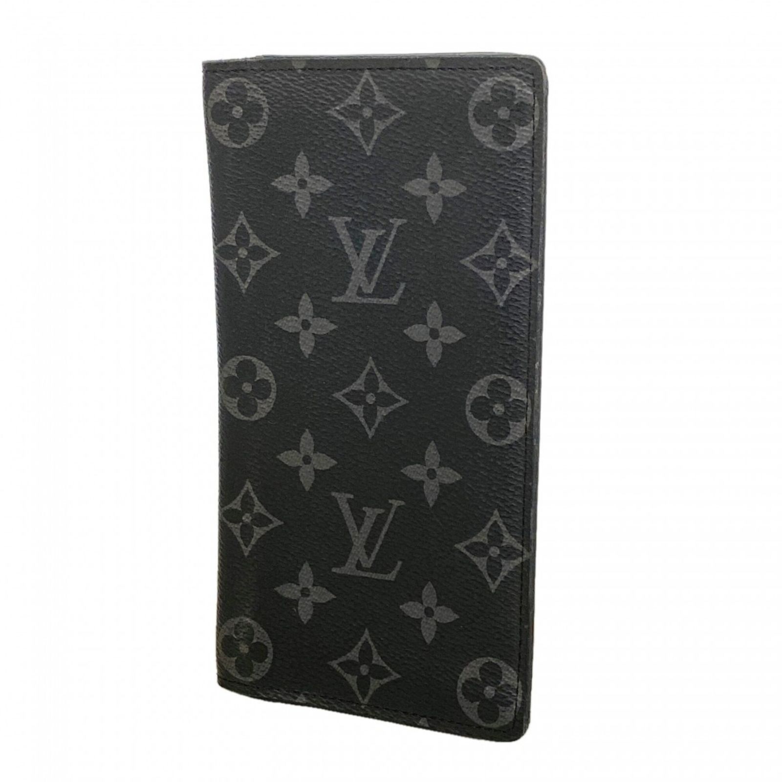 ルイ・ヴィトン(Louis Vuitton) ルイ・ヴィトン 長財布 モノグラム・エクリプス ポルトフォイユブラザ M61697 ブラックメンズ