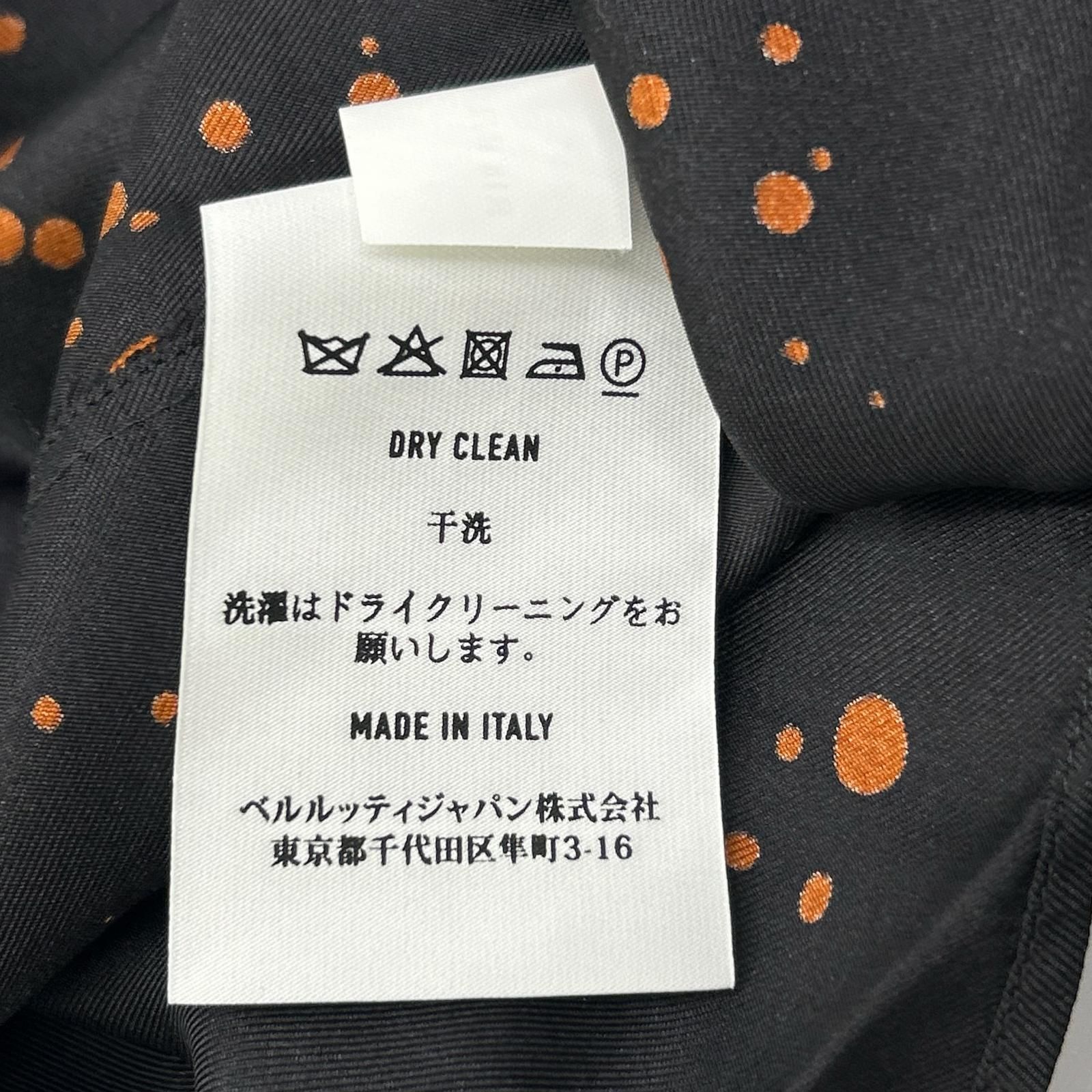 berluti ベルルッティ R18HTL52SBDL ブラック×オレンジ シルク100