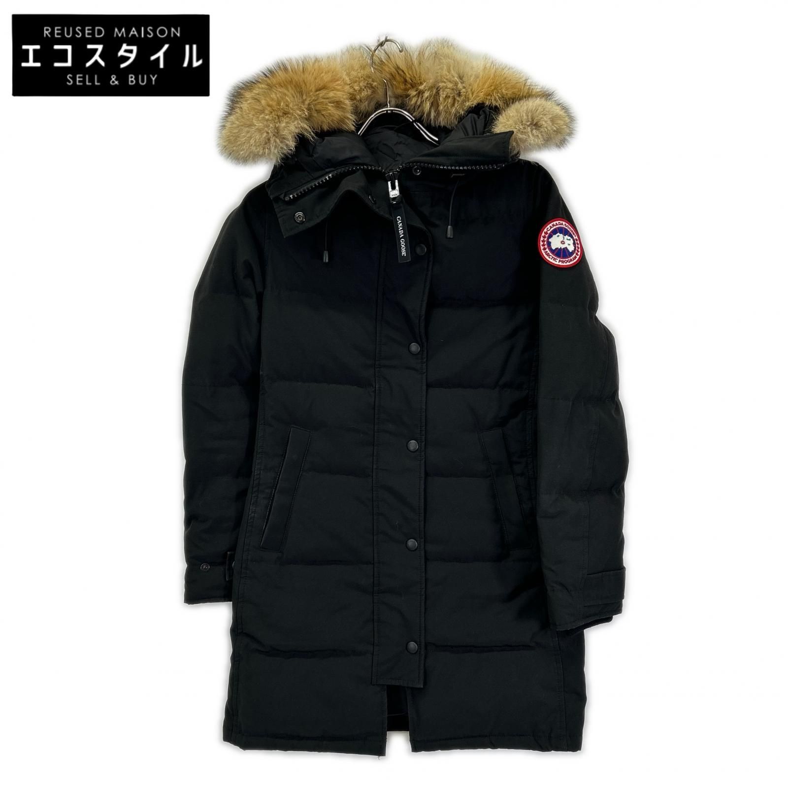 【ゆうゆ】 カナダグース マッケンジー ダウンコート 2302JL CANADA GOOSE カナダグース 2302JL ブラック マッケンジー ファー付き