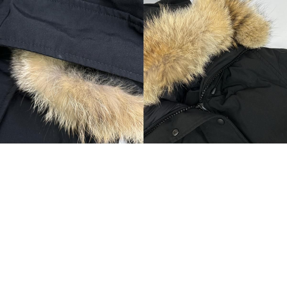 CANADA GOOSE カナダグース 2302JL ブラック マッケンジー ファー付き