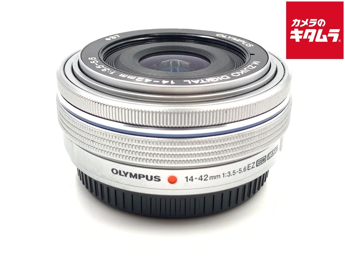 【中古】 【良品】 オリンパス M.ZUIKO DIGITAL ED 14-42mm F3.5-5.6 EZ シルバー