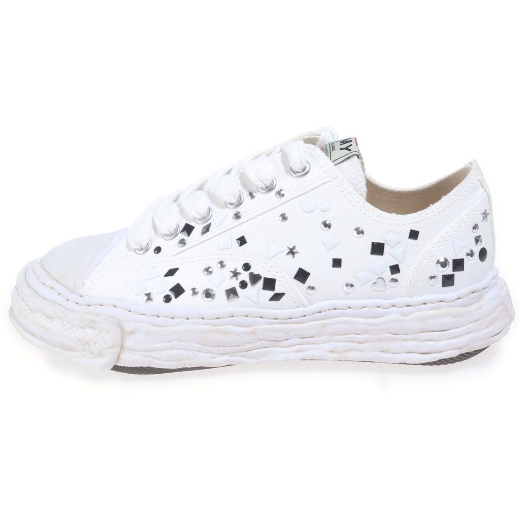 MIHARA YASUHIRO (ミハラヤスヒロ) PETERSON23 OG Sole Embellished Canvas Low-top Sneaker ピーターソン23 エンブリッシュ キャンバス ロートップスニーカー 16FW724 29,244円