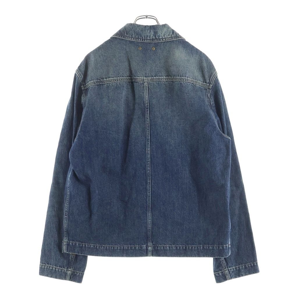 LOUIS VUITTON ルイヴィトン 23AW MONOGRAM DENIM WORKWEAR ZIPUP JACKET モノグラムデニム ワークウェア ジップアップジャケット インディゴ RM232Q Y38 HPA46W LOUIS VUITTON (ルイヴィトン) 23AW MONOGRAM DENIM WORKWEAR ZIPUP