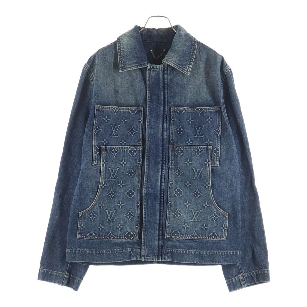 LOUIS VUITTON (ルイヴィトン) 23AW MONOGRAM DENIM WORKWEAR ZIPUP