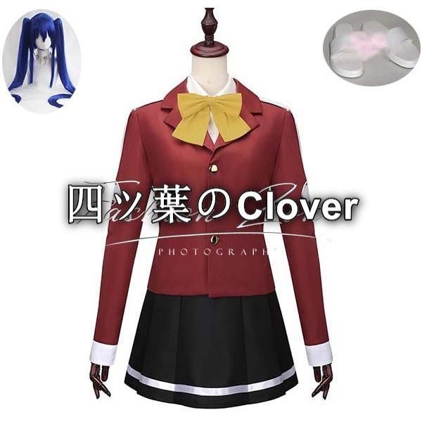 人気商品◆FAIRY TAIL 100 YEARS QUEST風 ウェンディマーベル コスプレ衣装ウィッグ靴cosplayハロウィン演出服変装vs729