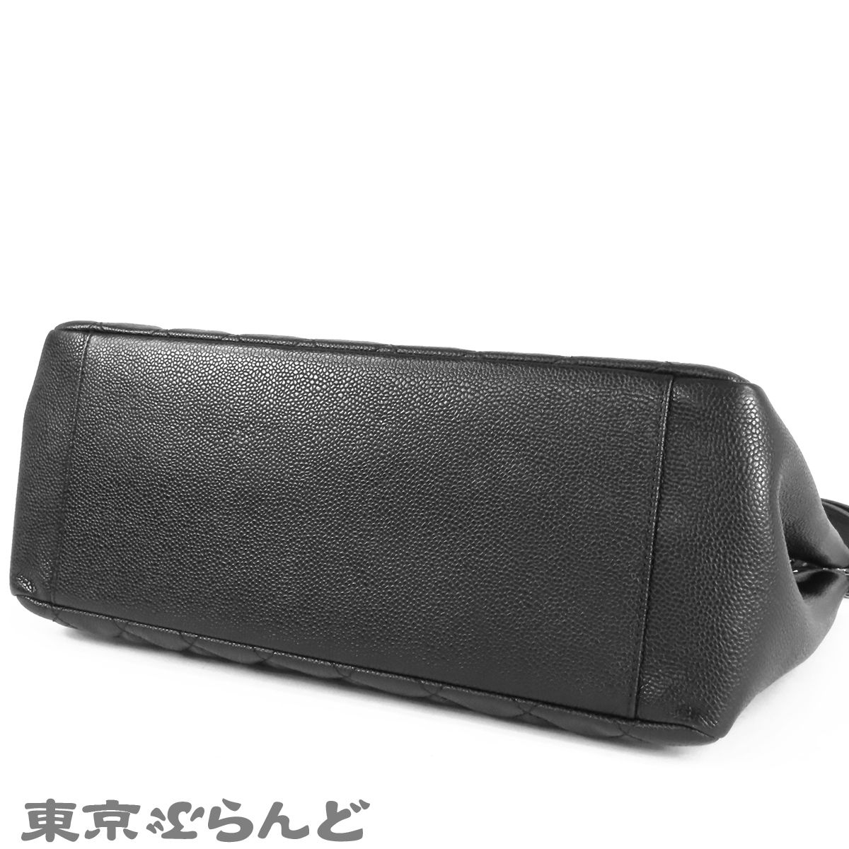 シャネル CHANEL GST グランドショッピングトート ブラック 黒 シルバー金具 キャビアスキン 15番台 トートバッグ レディース 101877625 シャネル CHANEL GST グランドショッピングトート ブラック 黒 シルバー金具 キャビアスキン 15番台 トートバッグ レディース 101877625