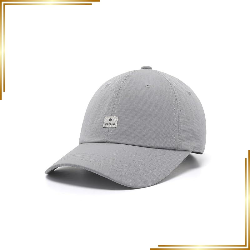 【新品】 [スノーピーク] Eco Taslan Baseball Cap GS-S26ZUFBC71 ヘッドウェア キャップ 帽子 メンズ レディース GREY M