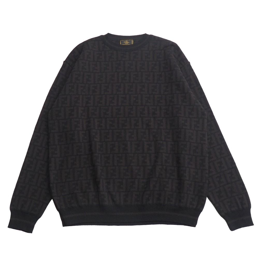 ■美品■FENDI フェンディ ヴィンテージ UOMO ニット サイズ52 FF ズッカ セーター ブランド古着【中古】20260729/RB0286 25,160円