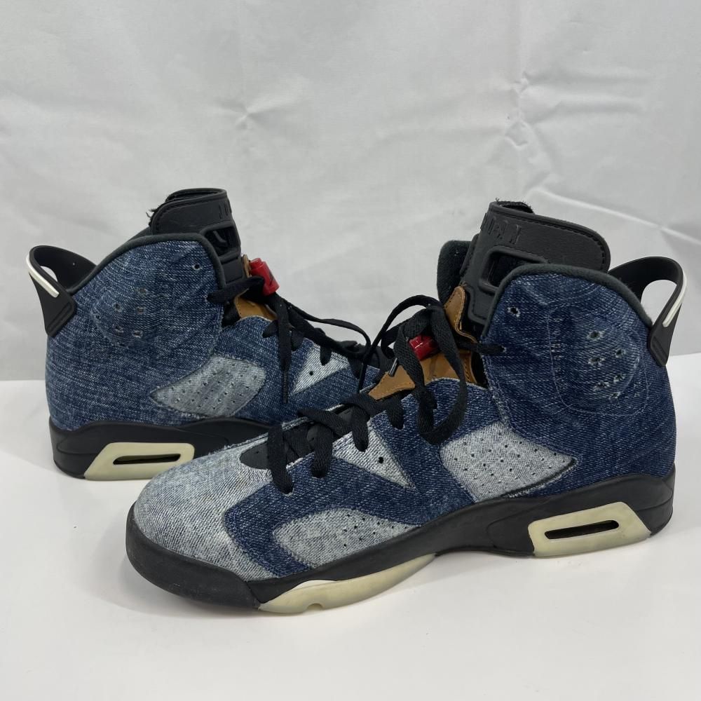中古】NIKE AIR JORDAN 6 Washed Denim 29.0cm CT5350-401 ナイキ エア