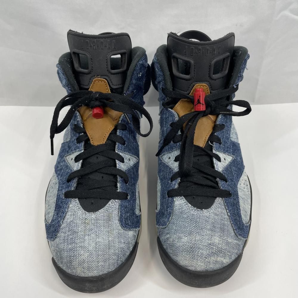 中古】NIKE AIR JORDAN 6 Washed Denim 29.0cm CT5350-401 ナイキ エア