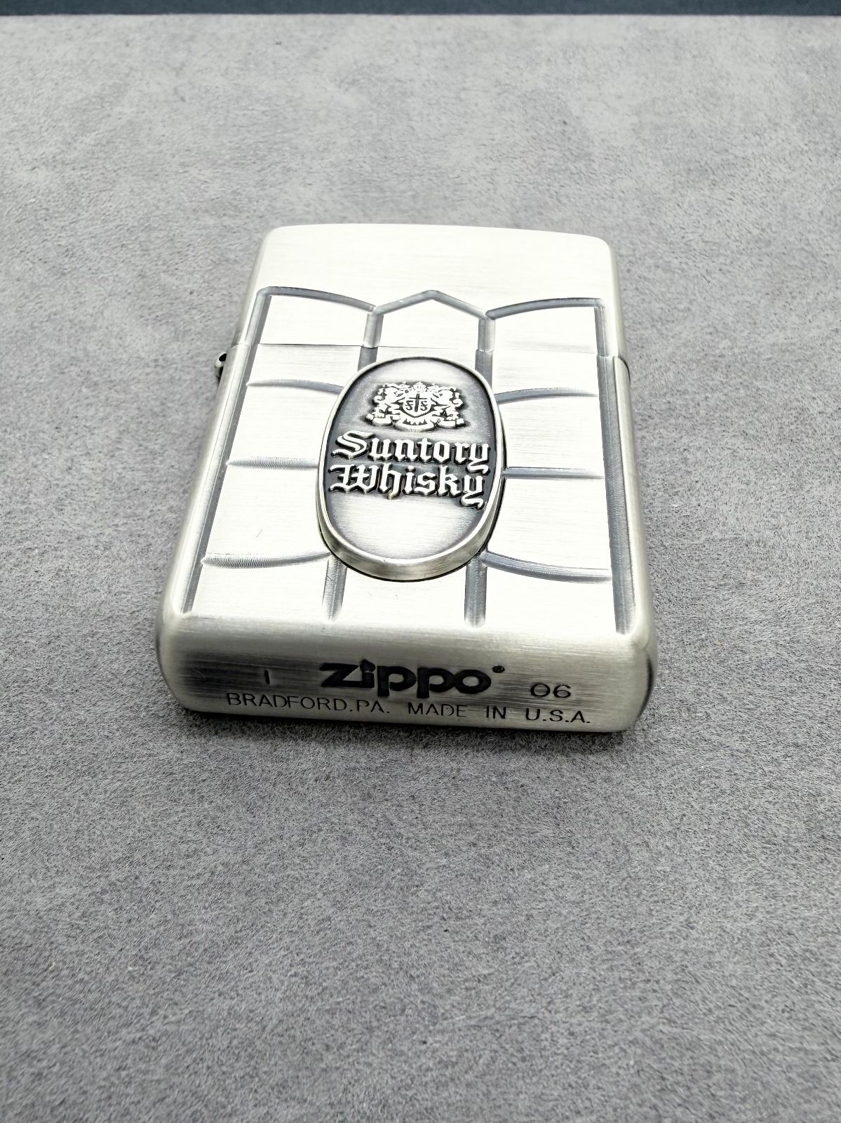 ◎S140 【未使用】サントリーウイスキー 角瓶亀甲デザイン ZIPPO