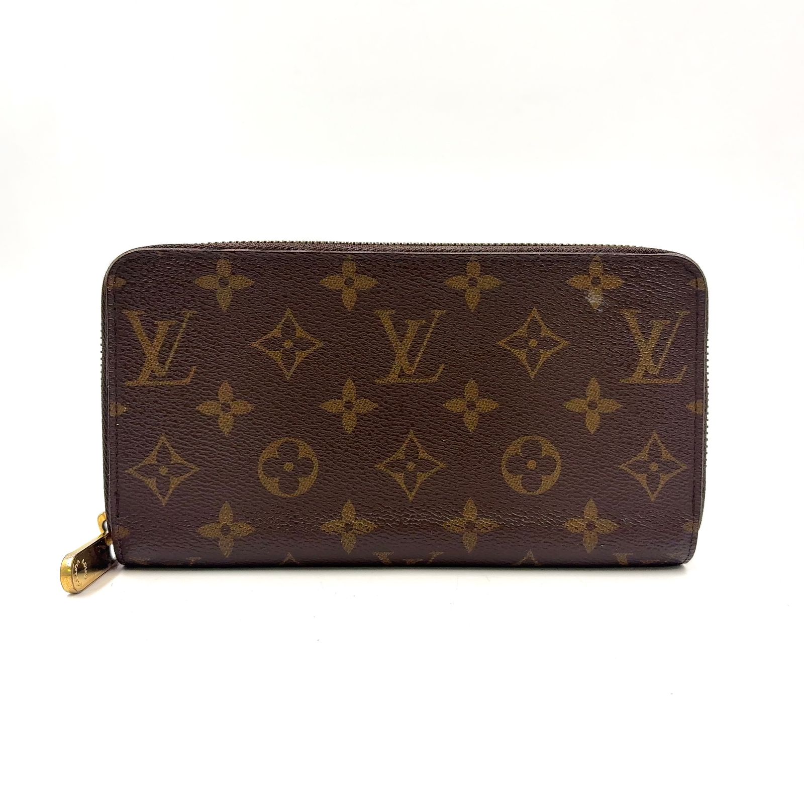 【新着】LOUIS VUITTON ジッピーウォレット モノグラム モノグラム ローズバレリーヌ レザー、PVC ブラウン、ライトピンク ラウンドファスナー長財布 ゴールド M41894 31,850円