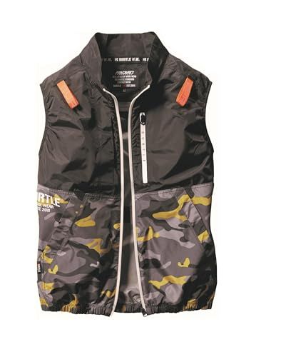 BURTLE バートル エアークラフトベスト(ユニセックス) 春夏用 イエローカモ AC2014 7 XL 8,003円