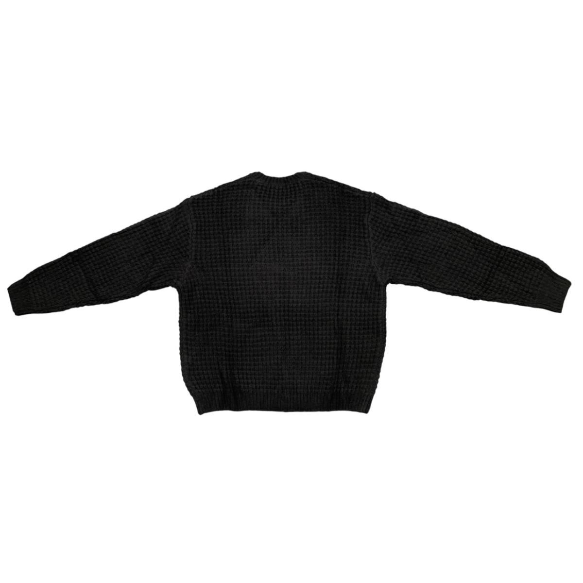 supreme ワッフルニットセーター　ブラック ☆シュプリーム セーター スモール ボックス ワッフル ニット Lサイズ