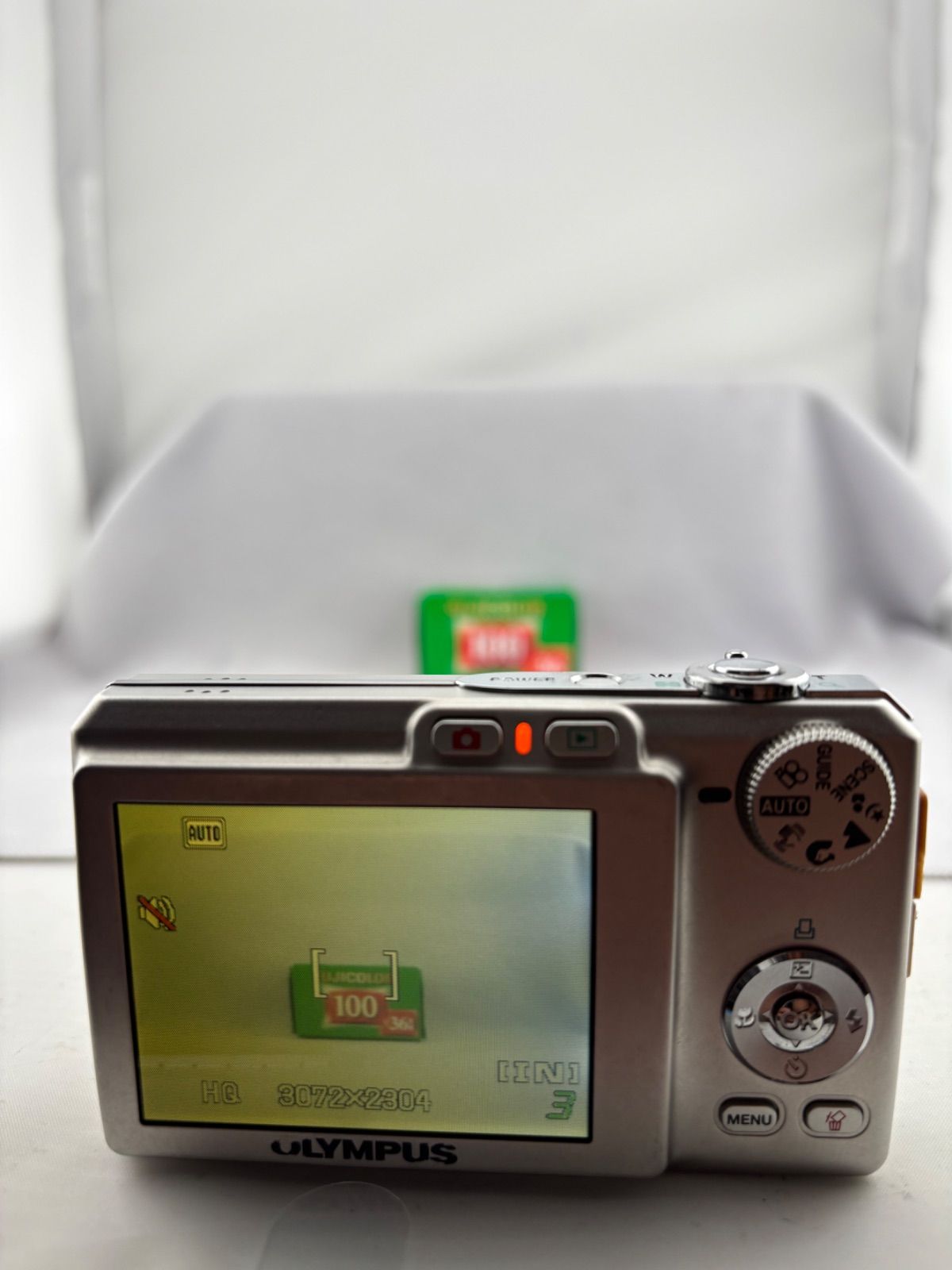 543【動作確認済み】 OLYMPUS CAMEDIA FE-220 シルバー オリンパス