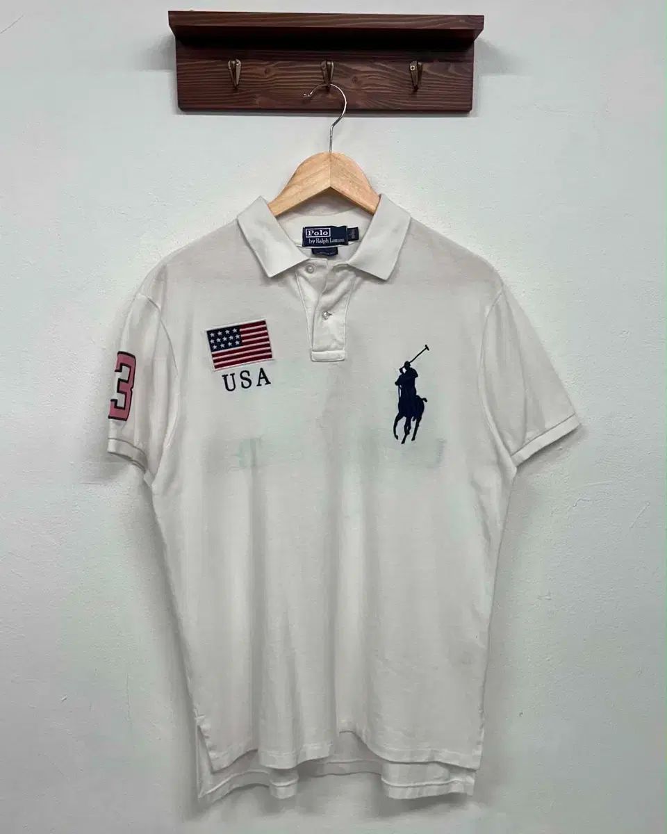 M ポロラルフローレン ビックポニー USA アメリカ 星条旗 チーフキープ pk 半袖 カラーTシャツ 19,676円