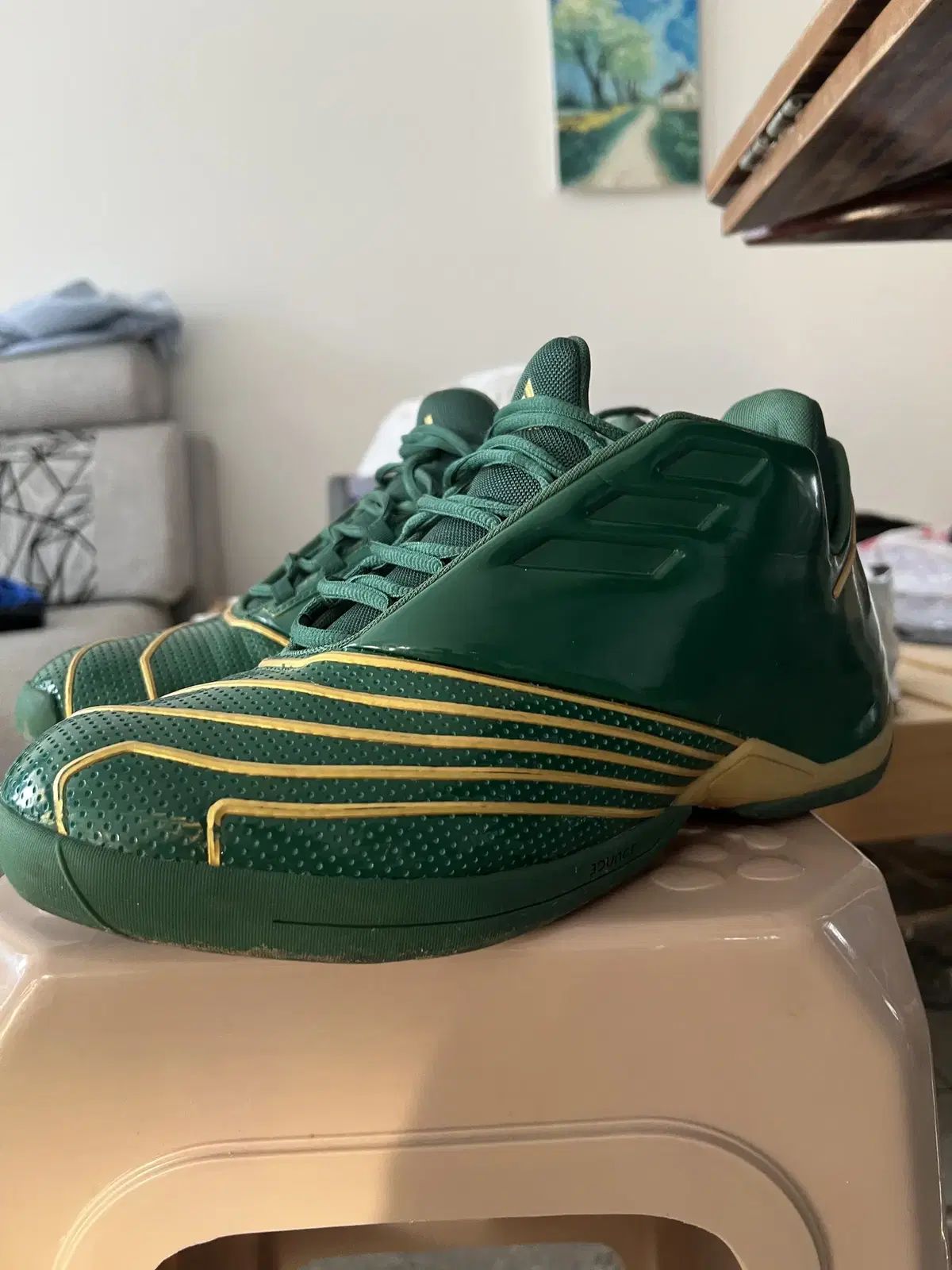 adidas TMAC グリーン GOLD バスケシューズ 290