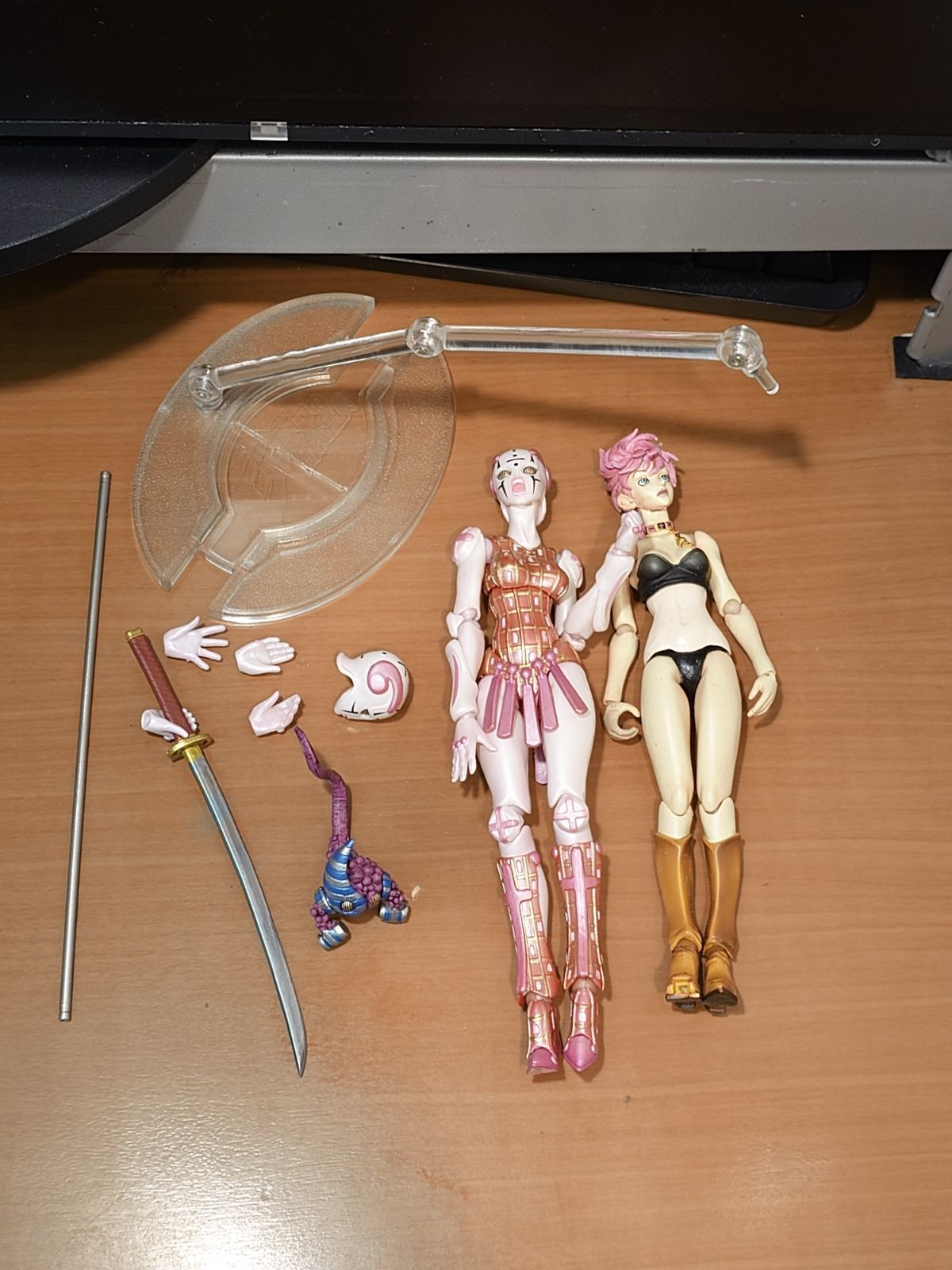 ジャンク 超像可動 トリッシュ＆スパイスガール ジョジョの奇妙な冒険