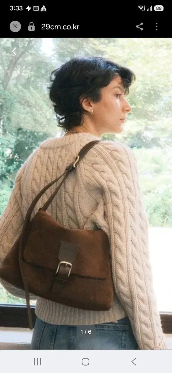 トゥエトゥア (TU ET TOI) MAMA'S バッグ スウェード ブラウン 19,885円