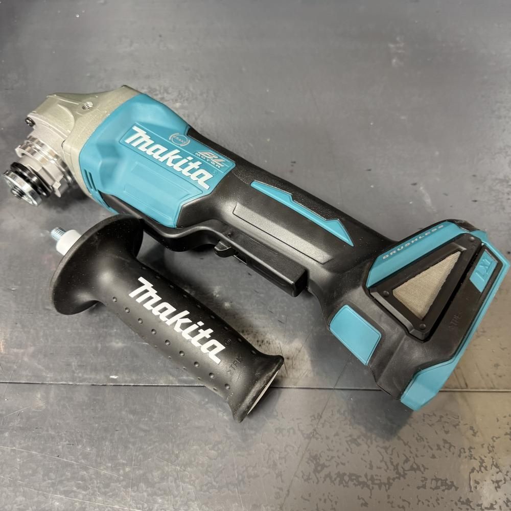 【中古美品】makita GA408DZ ディスクグラインダ（本体＋ハンドル）【202】