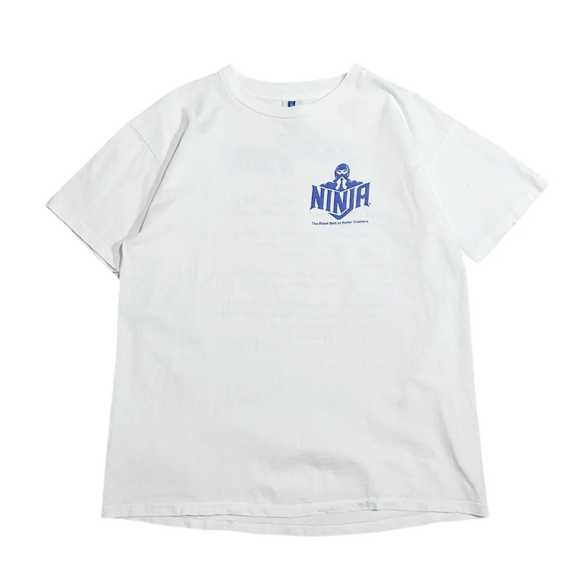 1995 USA製 Six Flags NINJA ジェットコースター Tシャツ シングル XL T129