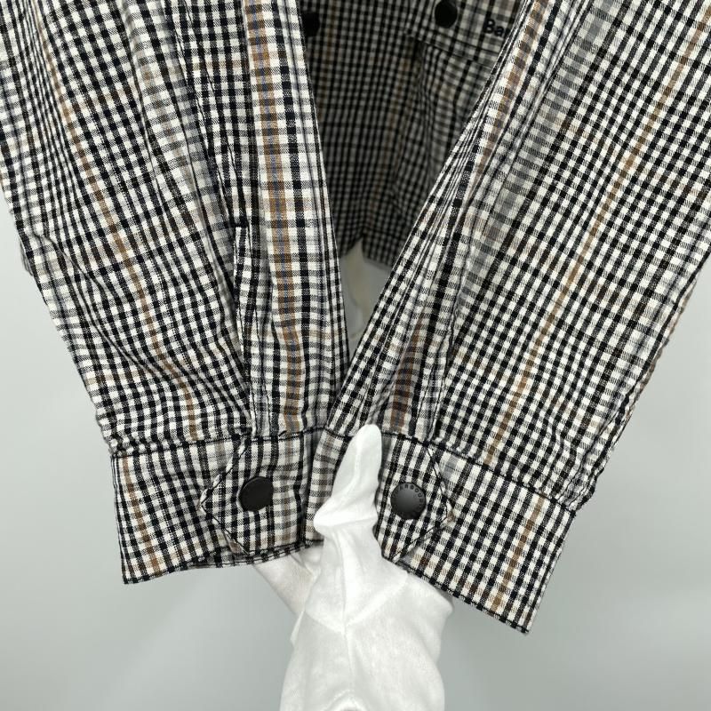 中古】Barbour Westoe チェックカジュアルジャケット サイズM ホワイト