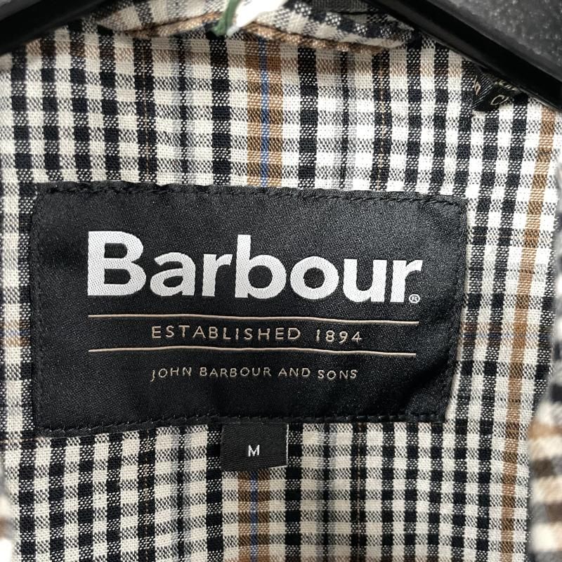 中古】Barbour Westoe チェックカジュアルジャケット サイズM ホワイト