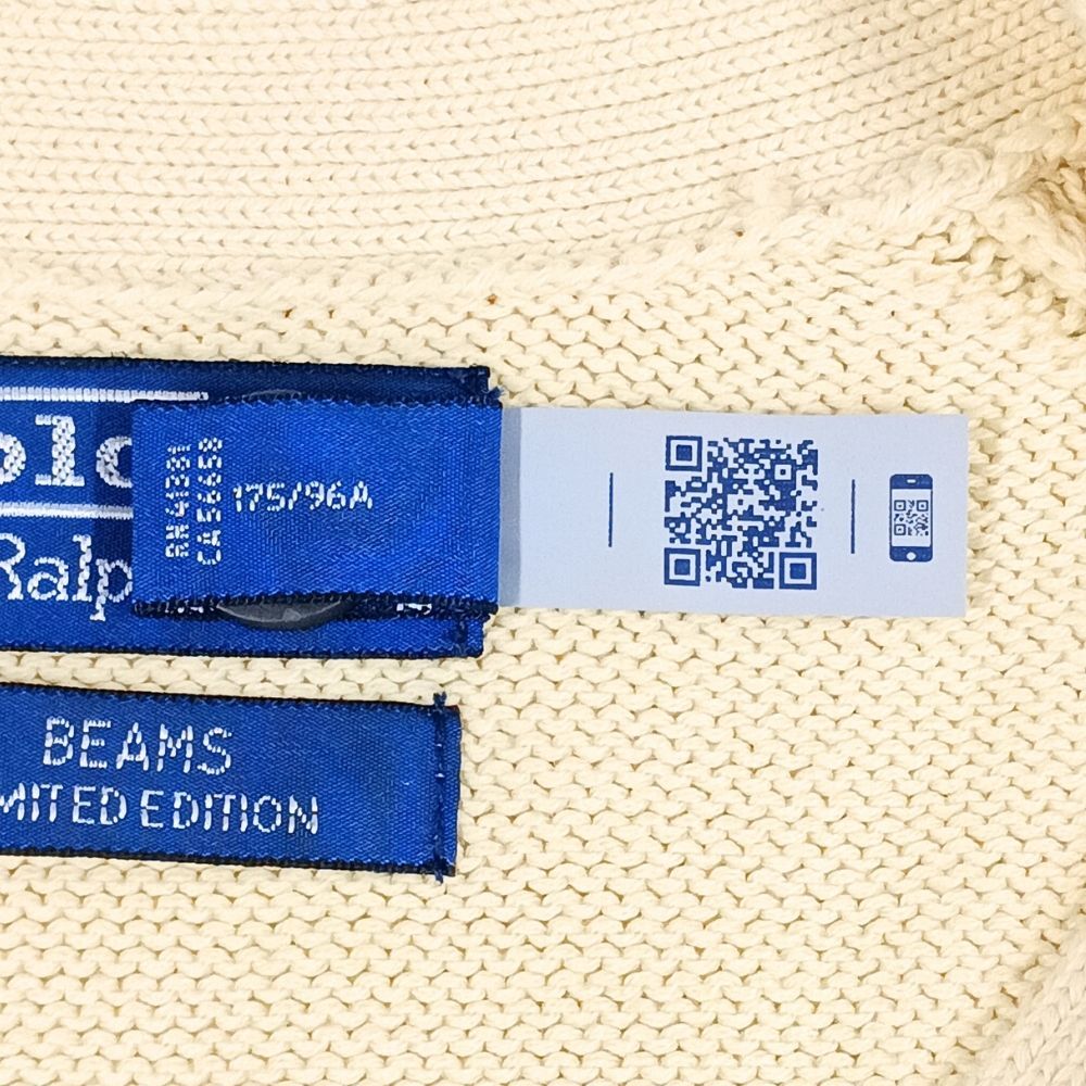 POLO BY RALPH LAUREN ポロバイラルフローレン BEAMS 別注 コットン ニット カーディガン サイズM 正規品 / 55751 POLO BY RALPH LAUREN ポロバイラルフローレン BEAMS 別注 コットン