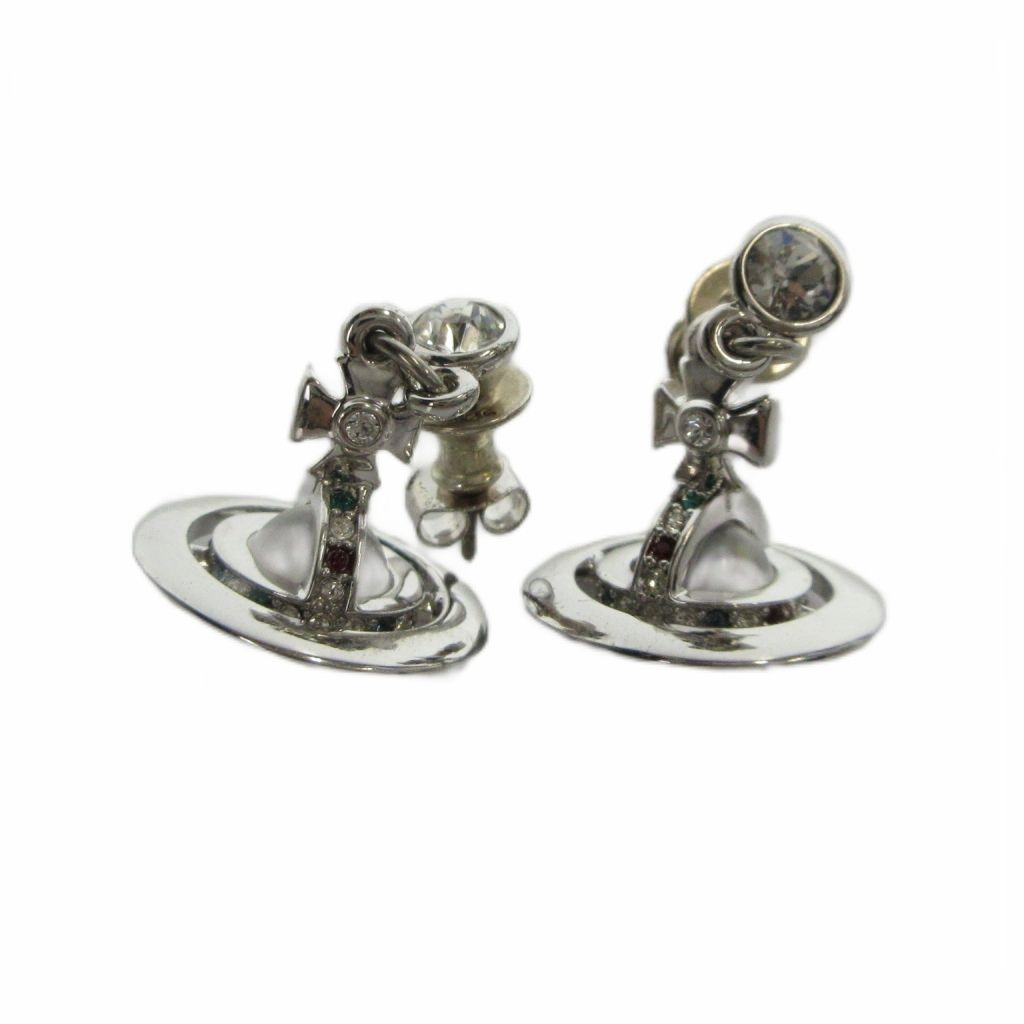 Vivienne Westwood ラインストーン ピアス 両耳 ヴィヴィアンウエストウッド Vivienne Westwood ピアス アクセサリー