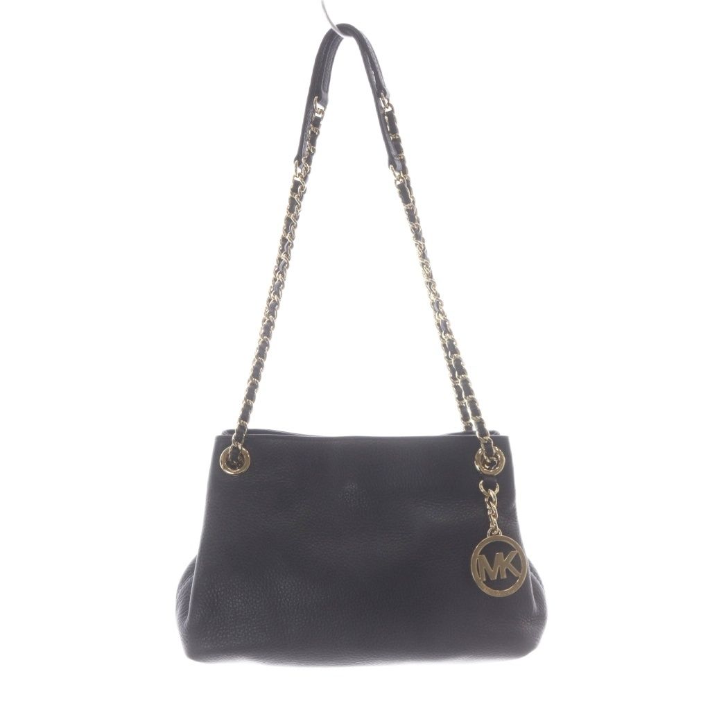 マイケルコース MICHAEL KORS ショルダーバッグ レザー チェーンショルダーストラップ 黒
