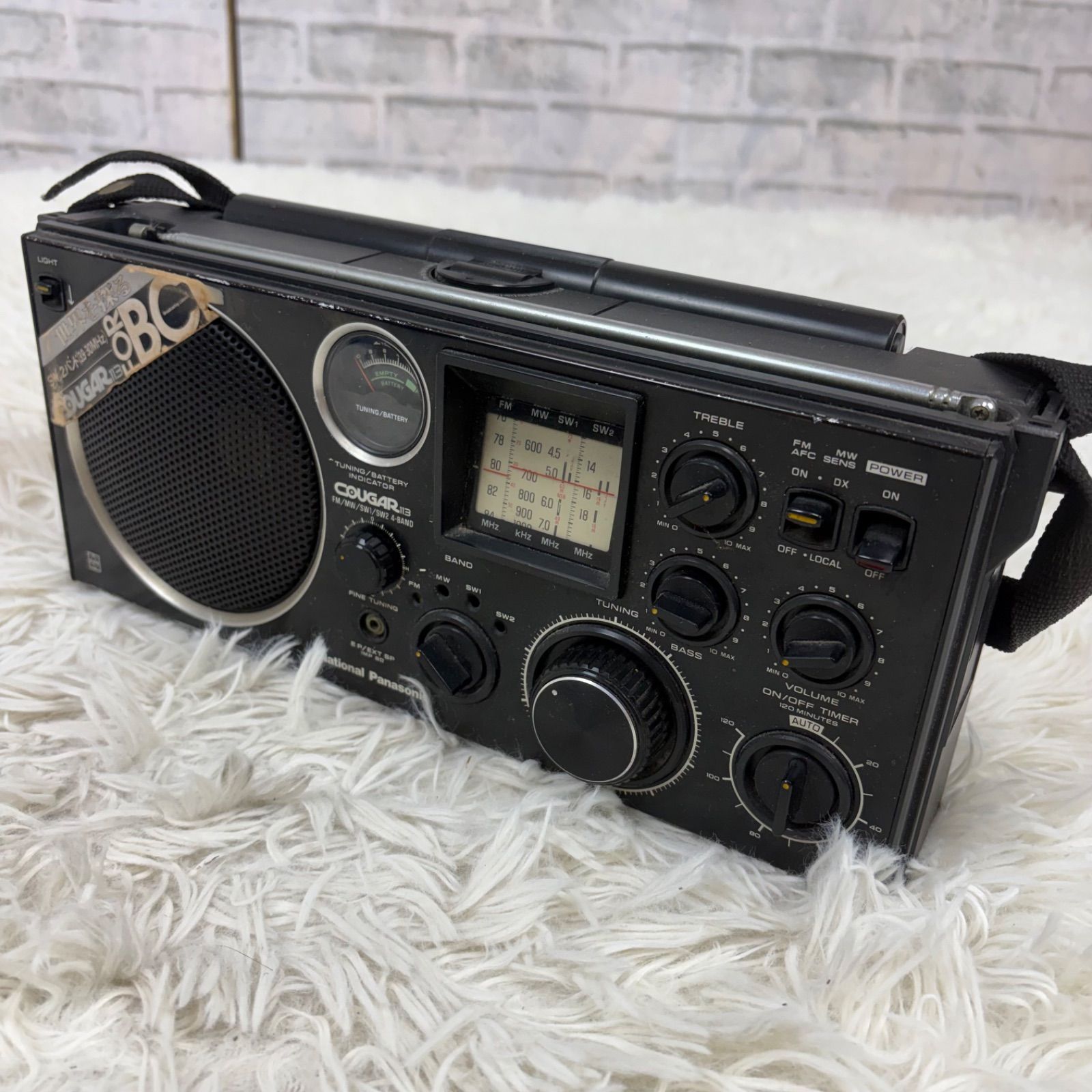 ナショナル RF-1130 Cougar BCLラジオ FM AM SW 短波ラジオ National Panasonic RF-1130 Cougar Receiver