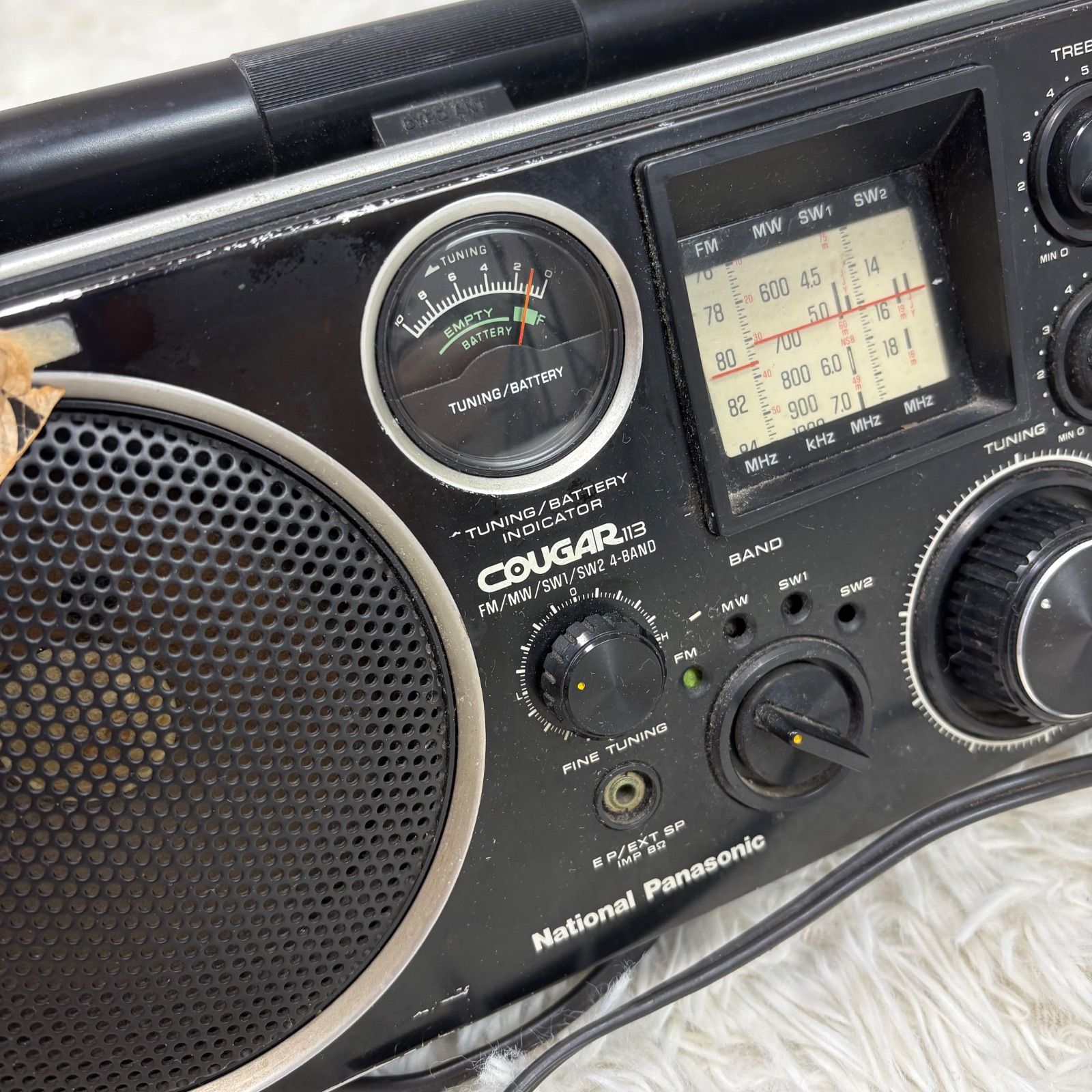 National Panasonic Cougar ラジオ　rf-1130 ナショナル RF-1130 Cougar BCLラジオ FM AM SW 短波ラジオ National