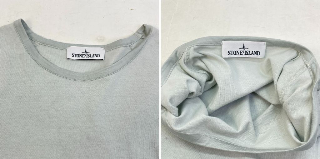STONE  長袖 Tシャツ 01w-7084 ストーンアイランド STONE ISLAND ロンT ライトグレー サイズ