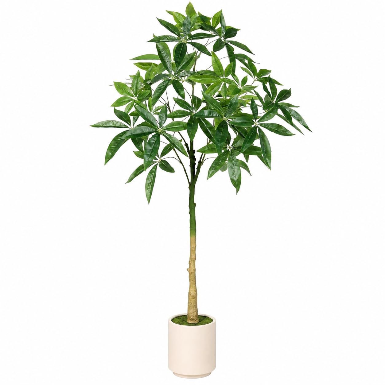 FEELEAD フェイクグリーン パキラ 観葉植物 造花 大型 (120cm) 人工観葉植物 鉢付 リアル 室内 おしゃれ 世話いらず 水やり不要 虫なし 組立不要 風水 部屋飾り リビング 玄関 オフィス 開店祝い 新築祝いｍａ 9,394円