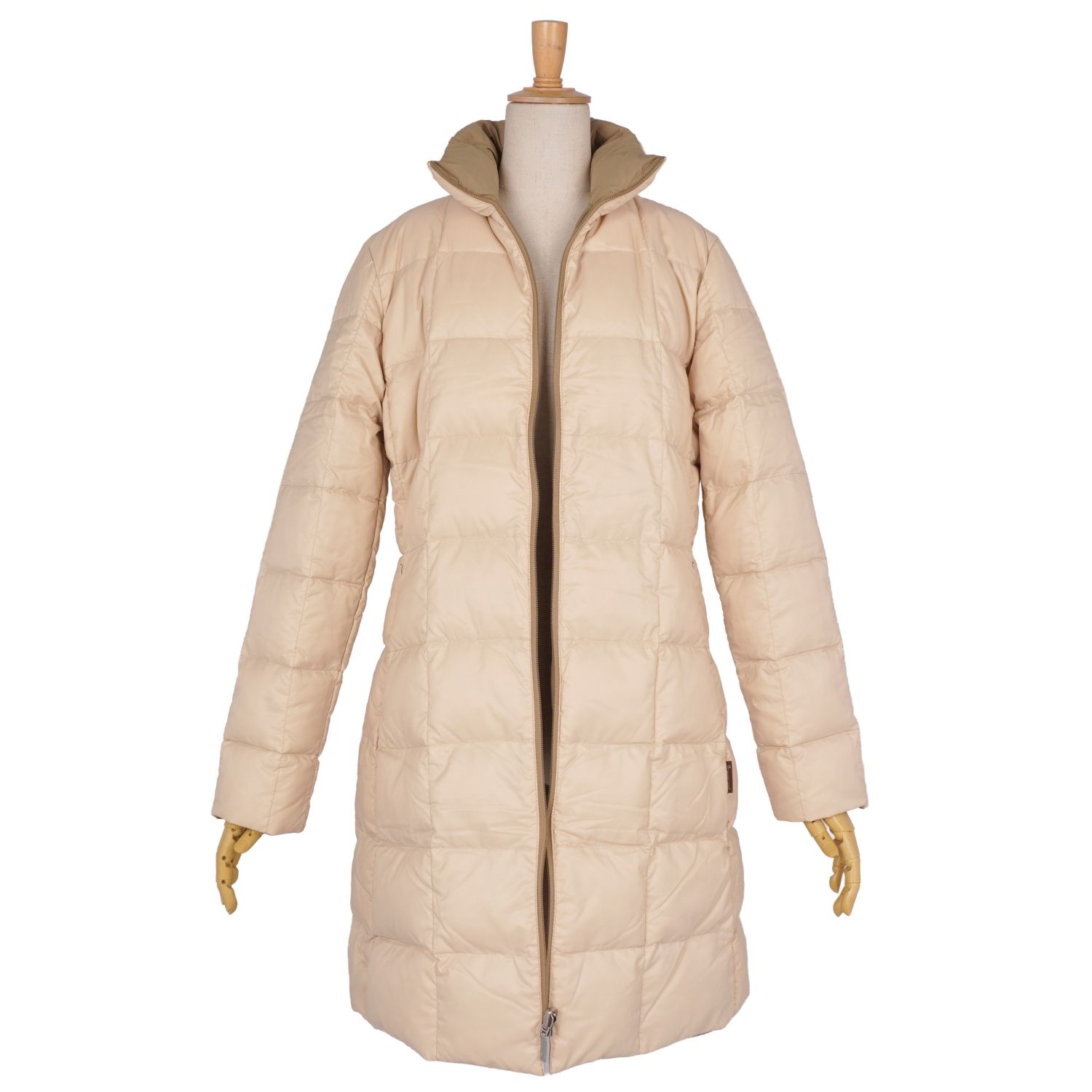美品 モンクレール MONCLER コート 茶タグ リバーシブル ダウンコート
