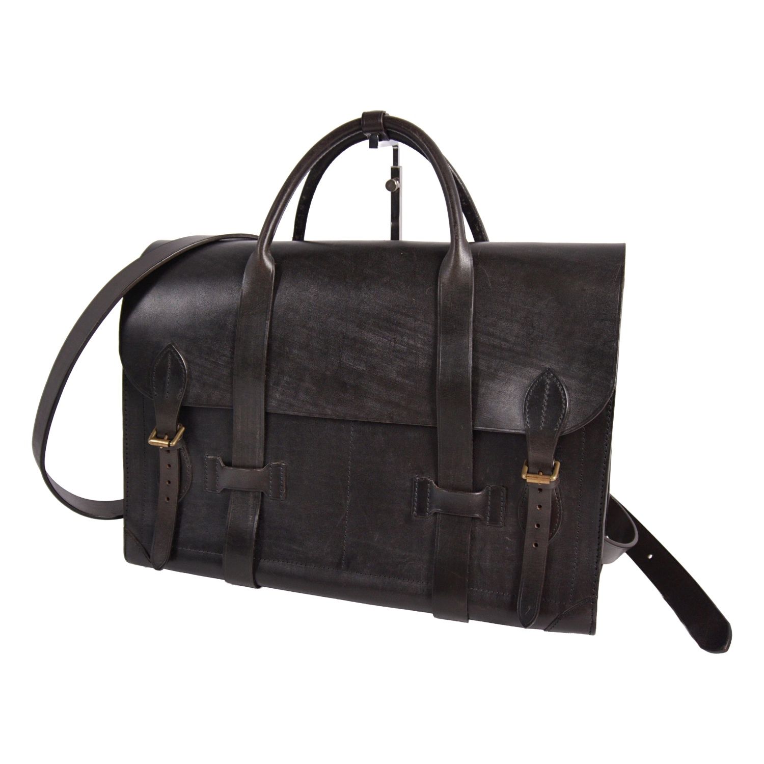 美品 ダブルアールエル RRL Double RL バッグ 2way ブリーフケ