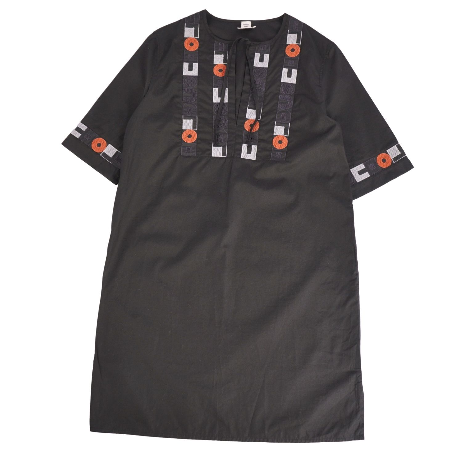 美品 エルメス HERMES ワンピース 20SS シャツワンピース コットン 