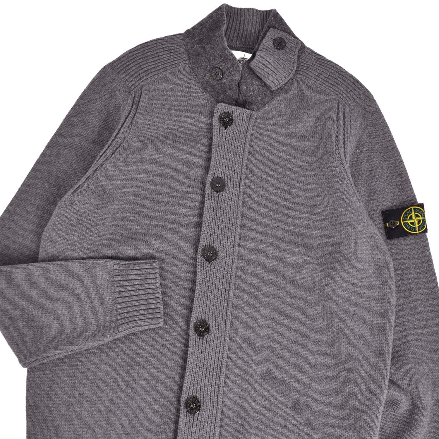 美品 ストーンアイランド STONE ISLAND カーディガン ジャケット ニ