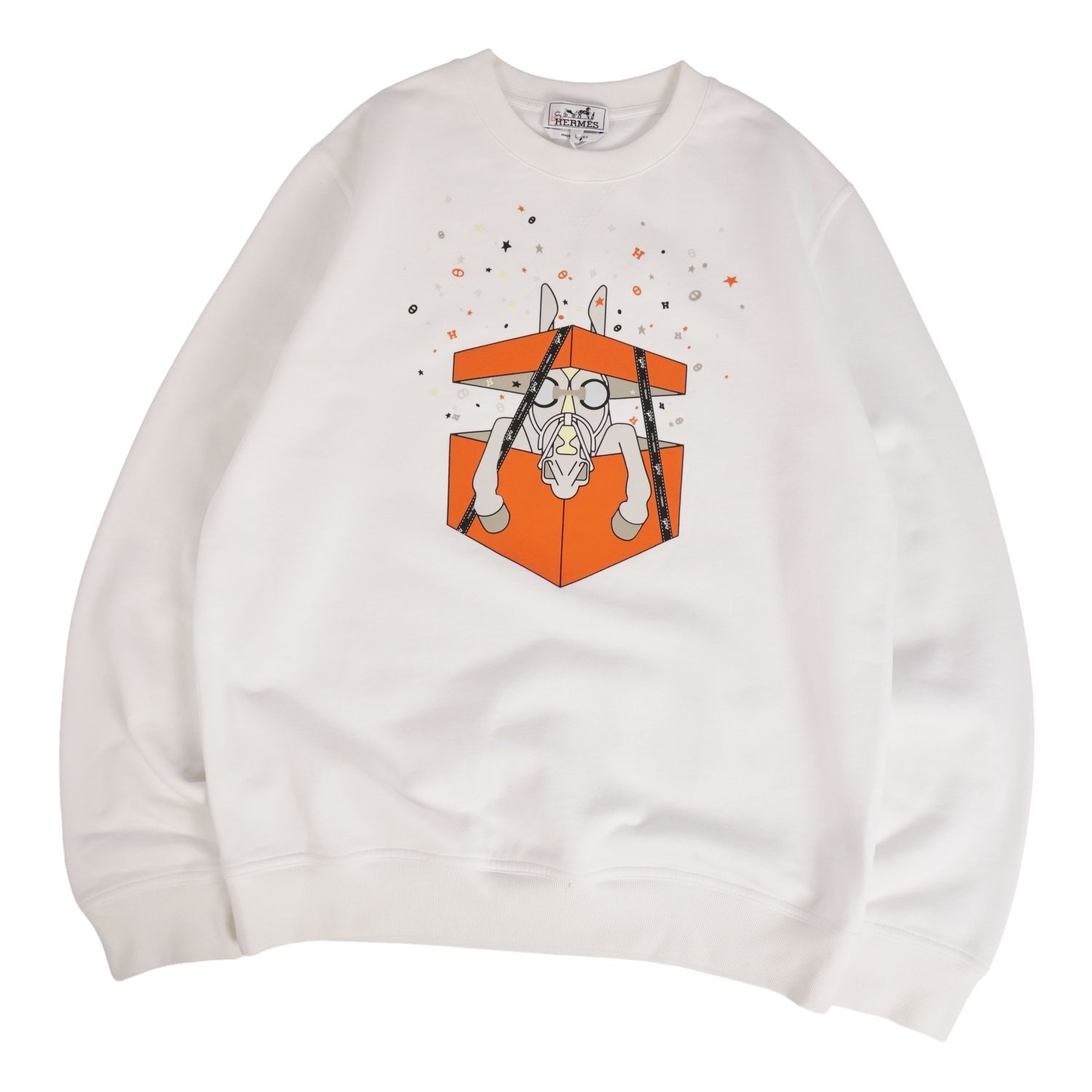 未使用 エルメス HERMES スウェット 24SS トレーナー プルオーバー