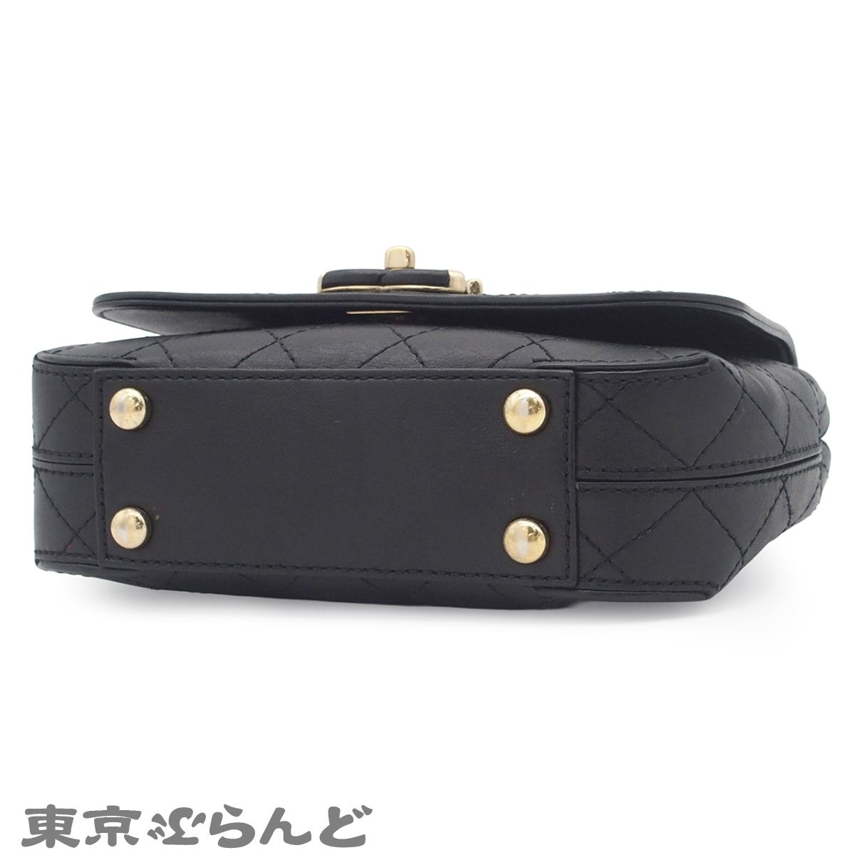 シャネル CHANEL AS0532 ブラック 黒 カーフ ミニマトラッセ チェーン