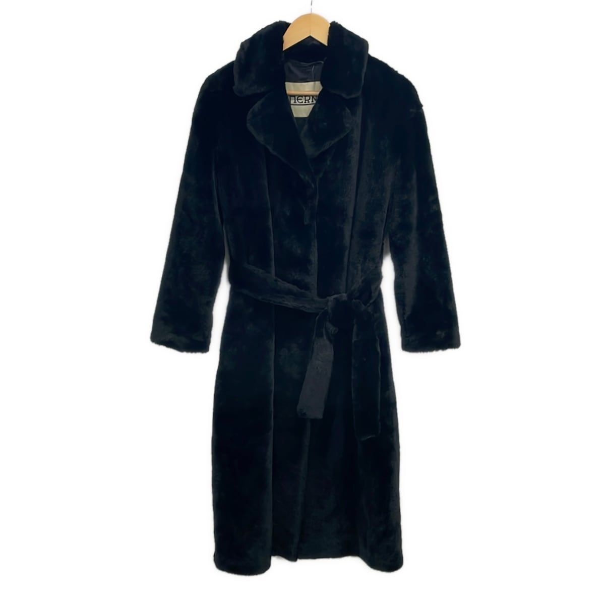 HERNO(ヘルノ) コート サイズ38 S レディース美品 - 黒 長袖/フェイクファー/冬 42,120円